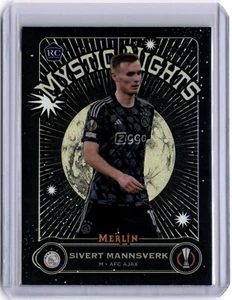 2023-24 Topps Merlin Chrome Mystic Nights #MN-10 Sivert Mannsverk AFC Ajax - Bild 1 von 2