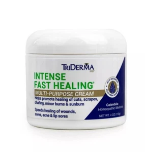 TriDerma Intense Fast Healing Cream, Decreases Healing Time for Minor Irritation - Picture 1 of 2