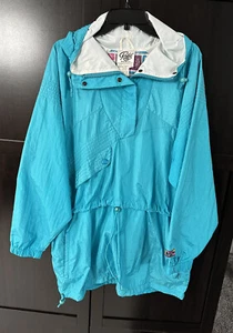 Vintage Roffe Rain Jacket Womens Size XL/XXL Windbreaker Lightweight Made USA - Picture 1 of 12