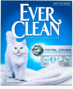 Basura para gatos Ever Clean Total Cover, 10 litros, sin perfume - Imagen 1 de 3