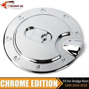 For 2009-2018 Dodge Ram 1500 2010-2019 2500/3500/4500/5500 Chrome Gas Door COVER - Picture 1 of 8