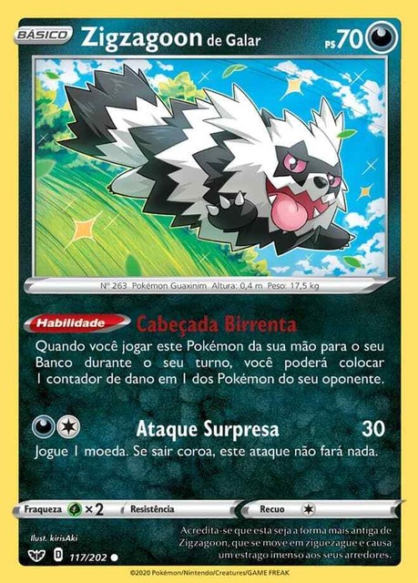 Eevee 52/72 NM in Portuguese Shining Fates Pokémon TCG