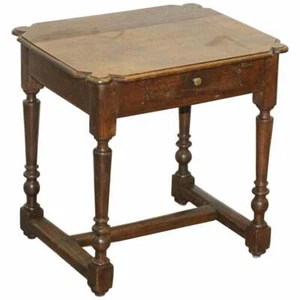18TH CENTURY DUTCH OAK OCCASIONAL SIDE TABLE WITH SINGLE DRAWER LOVELY TIMBER - Picture 1 of 12