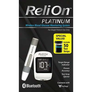 ReliOn Platinum Blood Glucose Monitoring System - Picture 1 of 5
