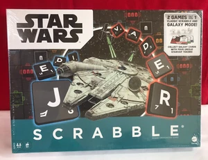 SCRABBLE STAR WARS BOARDGAME 2 GAMES IN 1 - CLASSIC SCRABBLE & GALAXY MODE BNIB - Picture 1 of 13