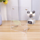 3Pcs Display Stand Acrylic Sign Stand Acrylic Tabletop Display Stand