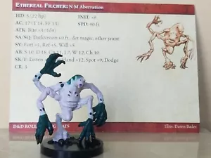 Dungeons & Dragons D&D Miniatures - Aberations - Ethereal Filcher w/Card - Picture 1 of 1