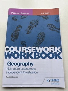 Pearson Edexcel A-Level Geography NEA Coursework Workbook Non Exam Assessmemt - Picture 1 of 4