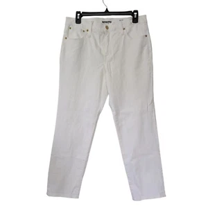 J, Crew Petite Mid Rise Slim Jeans 2003 Super Größe 29P weiß 128 $ CH698 - Bild 1 von 7