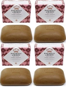 Paquete de 4 - (al por mayor) Nubian Heritage - Pachulí y Burití - Jabón barras de 5 oz - Imagen 1 de 2