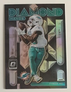 2022 Tyreek Hill Donruss Optic Diamond Hands Prizm Holo #DH-7 Miami Dolphins - Picture 1 of 2