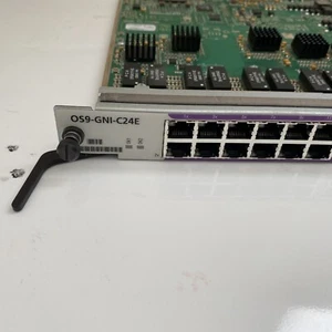 Alcatel-Lucent OS9-GNI-C24E 24 Port Network Interface Module OS9700 OS9800 - Afbeelding 1 van 9