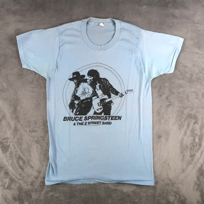 Camiseta De Colección Años 70 BRUCE SPRINGSTEEN Gira de Conciertos de Rock L E-Street Band Foto 1 de 4