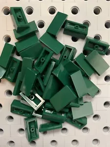 Lego Erde grün geneigt Dachziegel 1x2x2/3 Abs Neu Menge 24 - Bild 1 von 2