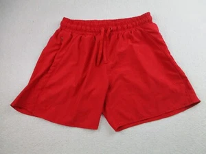 YoungLA Shorts Mens Youth XL Red Zip Pockets Athletic Running Training USA - Picture 1 of 9