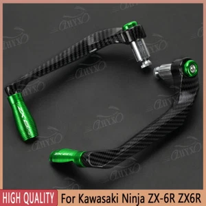 For Kawasaki Ninja ZX-6R Handlebar Bar End Brake Clutch Levers Guard Protector - Picture 1 of 15