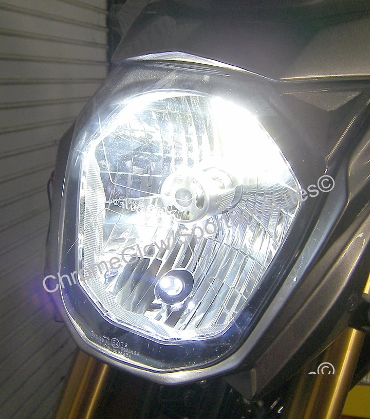 Bombilla de faro LED blanca brillante Kawasaki Z125 Pro; instalación sencilla - sin mods Foto 1 de 3