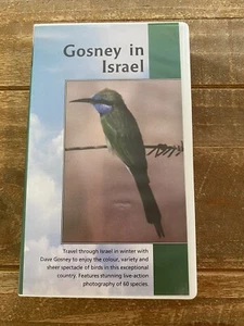 Gosney In Israel VHS Video Birdwatching In The Holy Land Birding - Picture 1 of 4