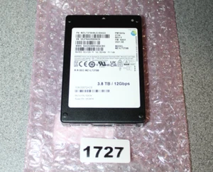Samsung PM1633a EMC 3.84TB SSD 2.5" SAS 12Gbps - MZILT3T8HBLS - Picture 1 of 2