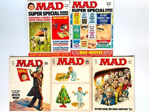 5 Mad Magazines Super Special Stamps Death Wish Christmas Bulk Lot 1975 - Bild 1 von 12
