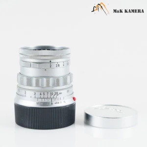 LEITZ Leica Summicron M 50mm/F2.0 Rigid V2 Ver.II Lens Yr.1957 Germany #23254 - Picture 1 of 9