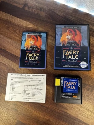 Faery Tale Adventure SEGA Genesis Authentic Complete w/reg card & manual Clean! - Image 1 of 4