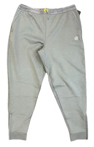 SKINS Zipped Ankle Warm Up Pants Mens Charcoal Size L #REF54 - Picture 1 of 5