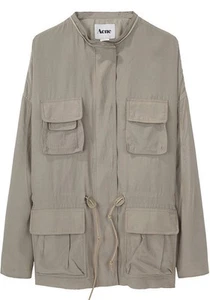 ACNE Studios Domino Parka Jacket Sz 38 Can Fit Up To Sz 14 Rp $1150 - Picture 1 of 13