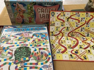 Vintage-HASBRO CANDY LAND AND CHUTES AND LADDERS BOARD GAMES - Picture 1 of 3