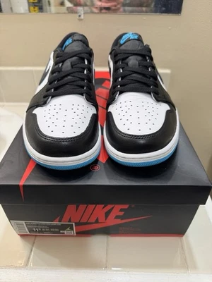 Talla 11.5 - Air Jordan 1 Retro OG Bajo UNC Foto 1 de 4