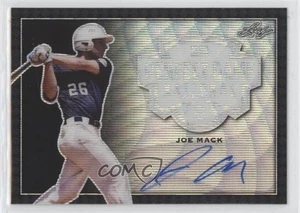 2020 Leaf Perfect Game National Showcase Metal Black Wave /5 Joe Mack Auto - Picture 1 of 3