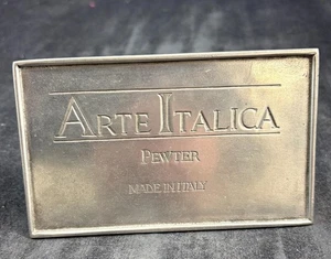 Letrero publicitario de peltre Arte Itálica hecho en Italia - Imagen 1 de 8