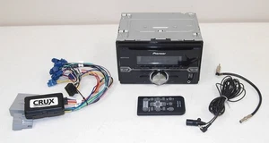 PIONEER FH-X720BT CD Receiver Bluetooth AMFM USB AUX iPhone 2-DIN Remote, Cables - Picture 1 of 6