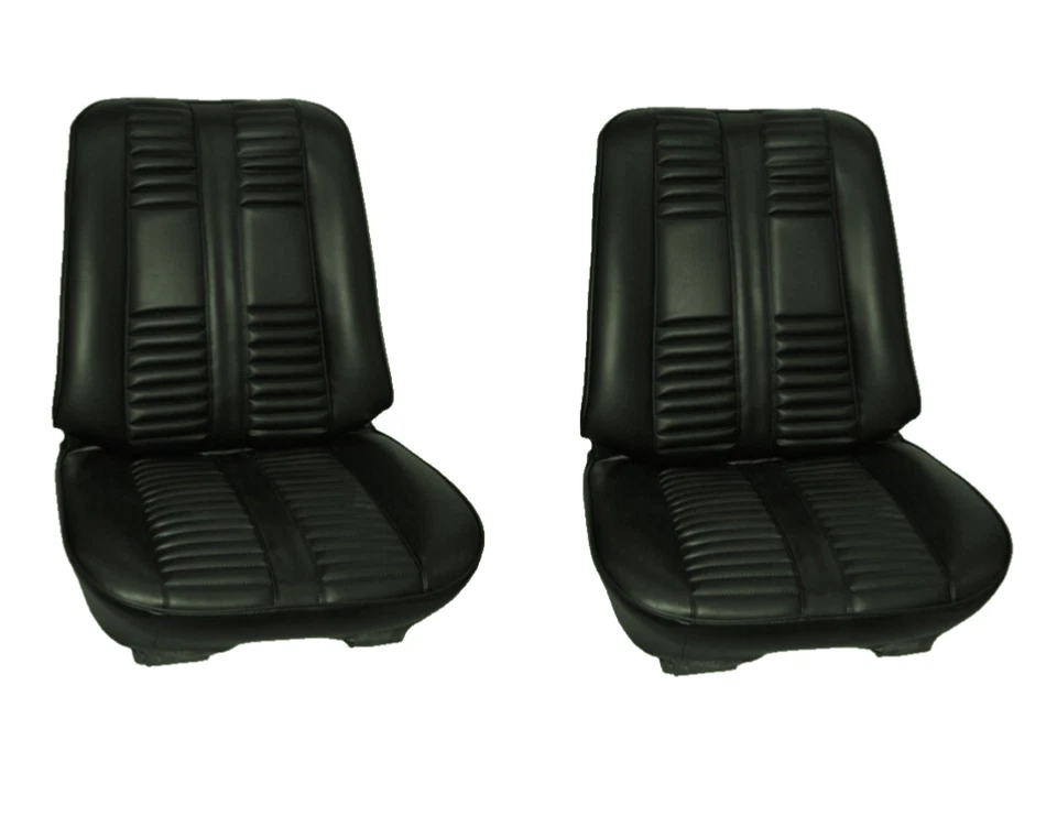 Olds 442 1966 asientos con canastilla negros Foto 1 de 1