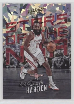 2017-18 Panini Prestige Stars of the NBA Crystal James Harden #4 - Image 1 of 2