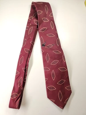 Corbata formal Kenneth Gordon para hombre 60"Lx3"W granate Foto 1 de 4