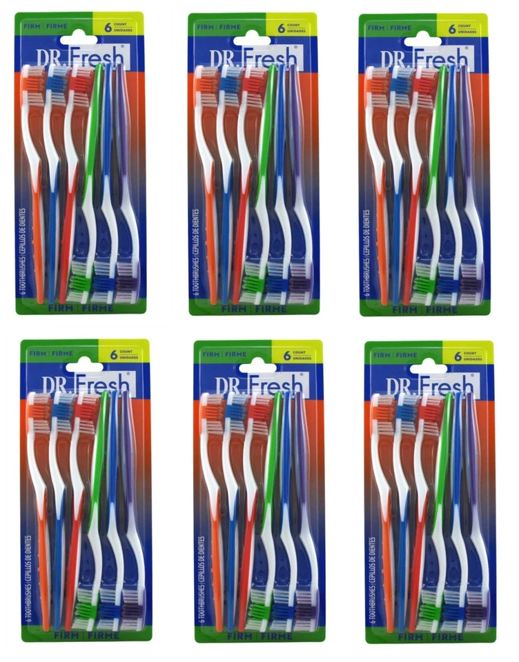 BL Dr. Fresh Toothbrush Firm 6 Count X 6 Pieces - Imagem 1 de 1