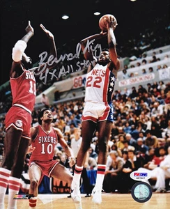 Bernard King SIGNED 8x10 Photo + 4 x All Star INSC PSA/DNA NJ Nets AUTOGRAPHED - Picture 1 of 1