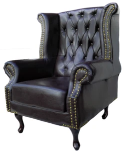 Brand New Highback Chesterfield Armchairs Bi-cast Leather Delivery Available! - Picture 1 of 41