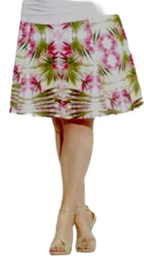 INC Rock plus 3X Elfenbein Palmenmuster Karriere Freizeit Strick Pull-On  - Bild 1 von 9