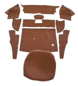 11 Piece Boot Carpet Set. Autumn Leaf (Brown) (fit to MG MGB Roadster) - Picture 1 of 1
