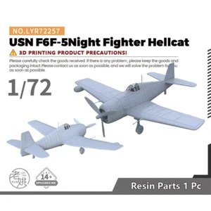 Yao's Studio LYR72257 1/72Military Model Kit USN F6F-5Night Fighter Hellcat - Picture 1 of 4