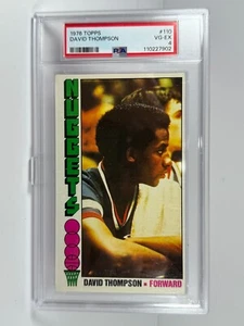 1976-77 Topps - David Thompson #110 (RC) PSA 4 - Imagen 1 de 2