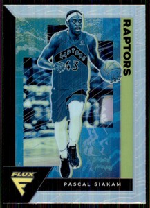 2020-21 Panini Flux Silver Prizm #164 Pascal Siakam Toronto Raptors