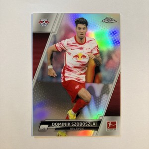 Dominik Szoboszlai 2021-22 Topps Chrome Bundesliga Refractor Leipzig Liverpool