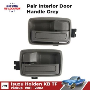 Inner Interior Door Handle Gray LH+RH Fit For 1981-1995 Isuzu TFR KBZ KB Pickup - Picture 1 of 7