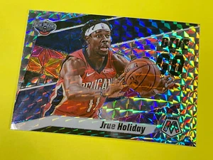 JRUE HOLIDAY MOSAIC SILVER PRIZM REFRACTOR ** SP PARALLEL ** MILWAUKEE BUCKS! - Picture 1 of 5
