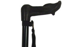 Aidapt Collapsible Ergonomic Height Adjustable Right Hand Walking Stick Non Slip