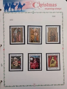 CHAD - 1970 - CHRISTMAS STAMPS ON ALBUM PAGE - MNH - Picture 1 of 1