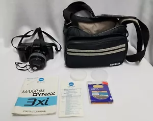 Minolta Maxxum Dynax 3xi power zoom (0.5m/1.6ft) camera AF 35-80 - Picture 1 of 13